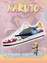 Baskets basses personnalisées TS du quatrième Hokage Minato Namikaze V.1